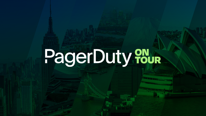 PagerDuty on tour: New York; San Francisco; London; Tokyo; Sydney