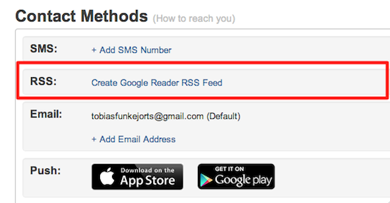 Google Reader RSS feed for PagerDuty