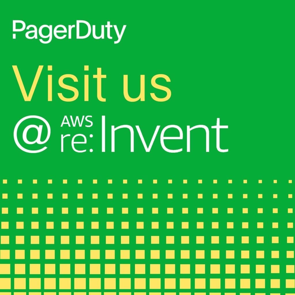PagerDuty at re:Invent graphic image
